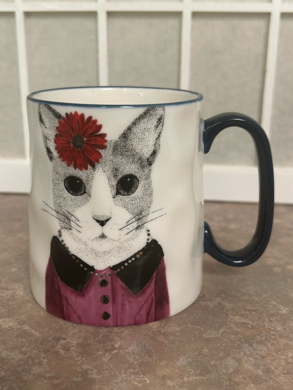 Cat Hipster Animal Mug